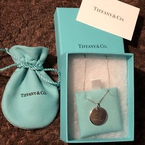 Tiffany & Co. Chain for Notes Letter L Disc Charm